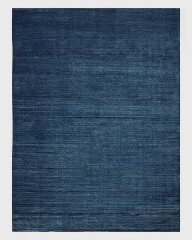 Pavia Hand-Loomed Navy Rug, 10' x 14'